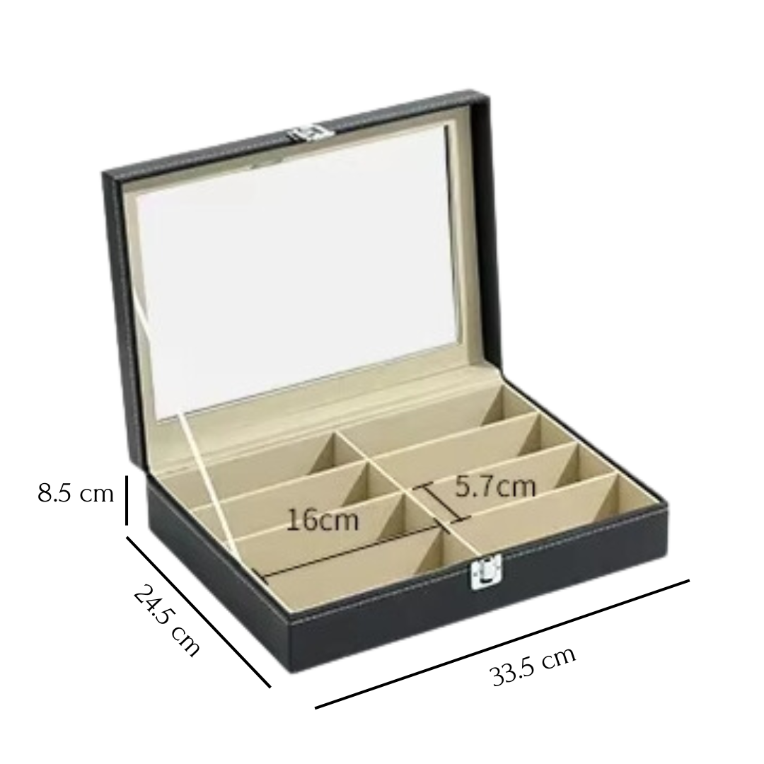 Estuche tipo joyero de lentes